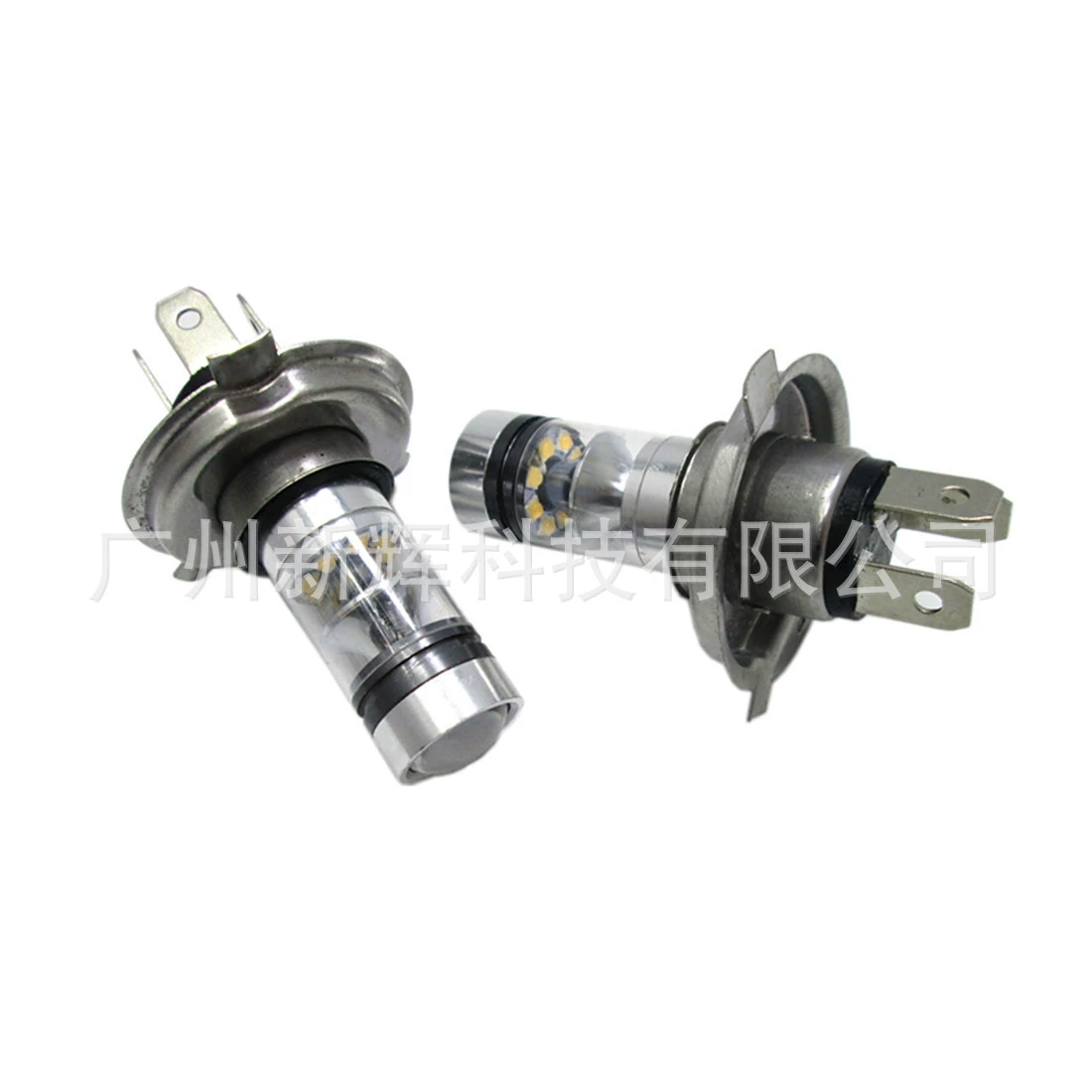 LED car headlight bulb (XINHUI) H4 100W, 20× Samsung 2323, 360° beam, 9–30V