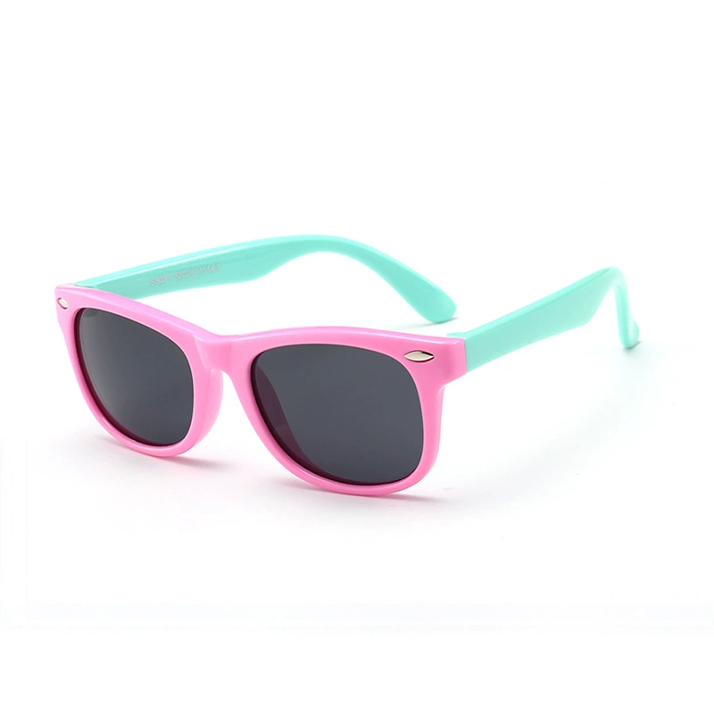 Silicone Children's Sunglasses, UV Protection, TAC Polarized Lenses, Assorted Colors (Ages 2+)