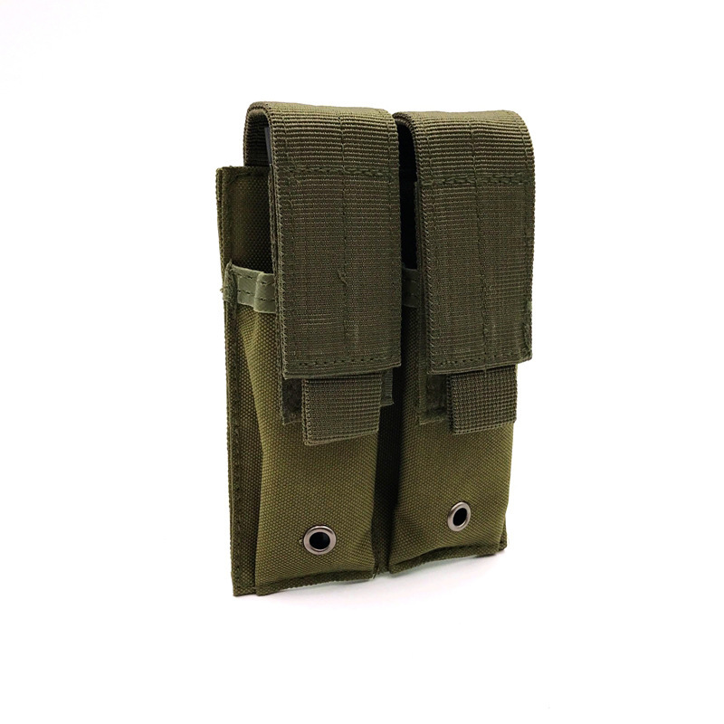 Bolsa de linterna de 9 mm doble bolsa de accesorios de chaleco Molle bolsa de herramientas EDC al aire libre