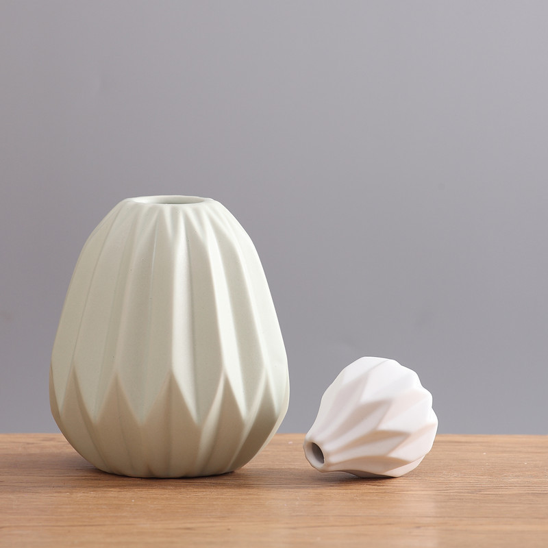 Moderno minimalista creativo florero Estilo nórdico arreglo floral de cerámica salón comedor TV gabinete decoración al por mayor