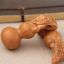桃木葫芦 手把件 桃木手把件 配件配饰 文玩 饰品钥匙扣 挂件