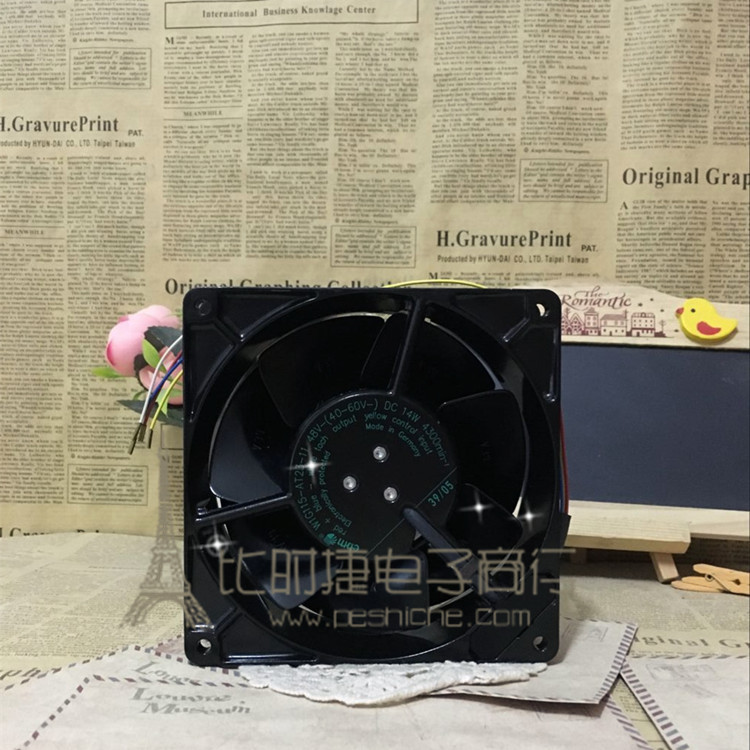 全新 W1G115-AT23-11 48V 14W 12738全金属耐高温风扇