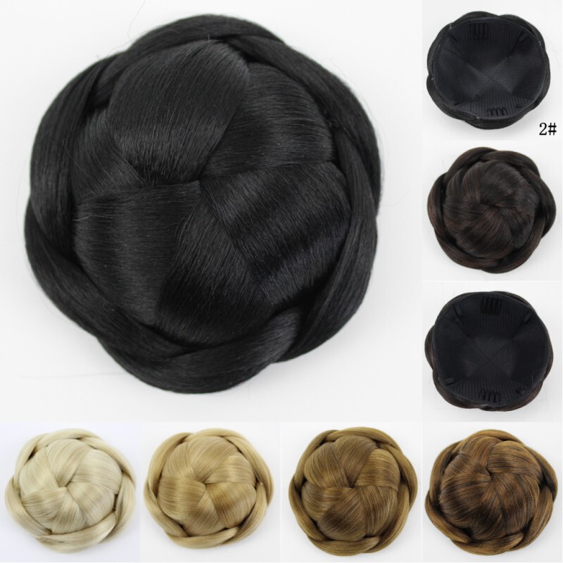 AliExpress hot sale hair bun Matt high temperature silk material bridal pan head hair bun wig in stock for sale AliExpress hot sale hair bun Matt high temperature silk material bridal pan head hair bun wig in stock for sale