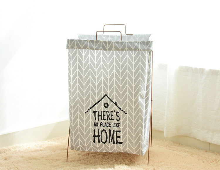 Waterproof laundry basket, garbage can, folding storage basket, classification, home decor