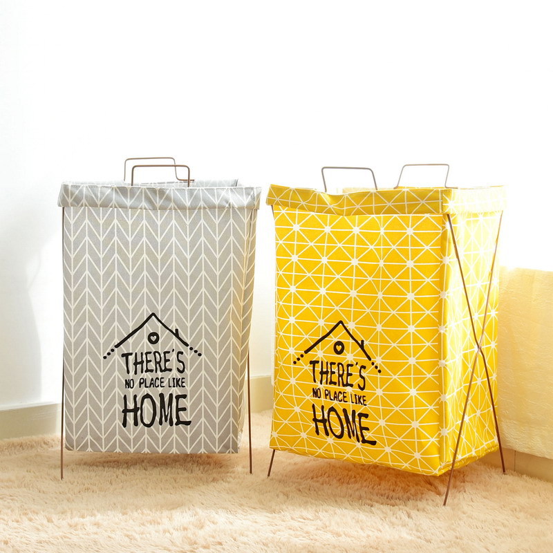 Waterproof laundry basket, garbage can, folding storage basket, classification, home decor