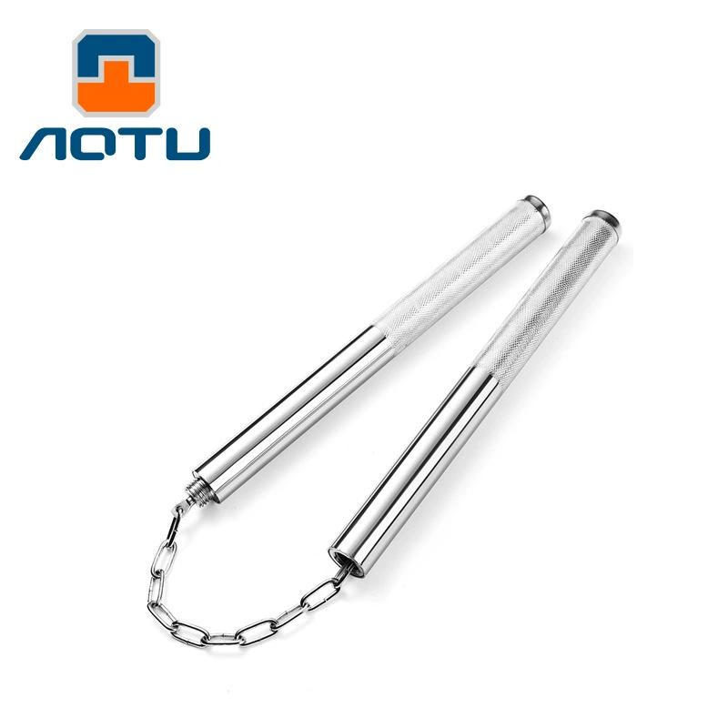 Нунчаки из нержавеющей стали Нунчаки трансграничные боевые искусства Нунчаки наружные стряпки автомобиля тел. AT6923