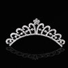 Metal children's hair accessory for princess, crown from pearl, wholesale