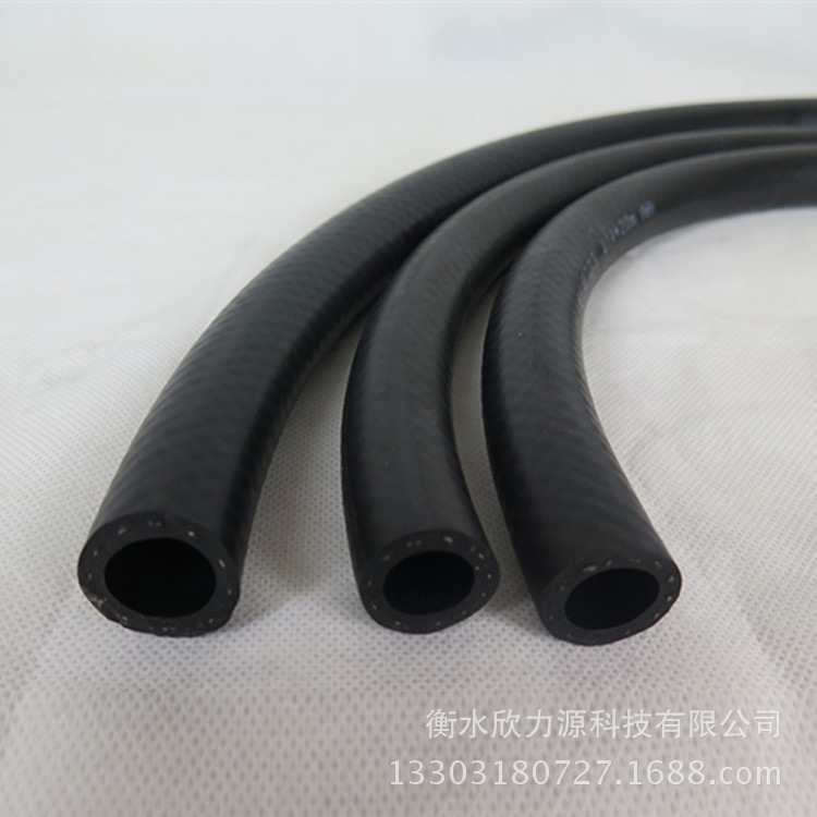 12MM光面高压空气胶管 线编织光面黑色管 高低压夹布输水管