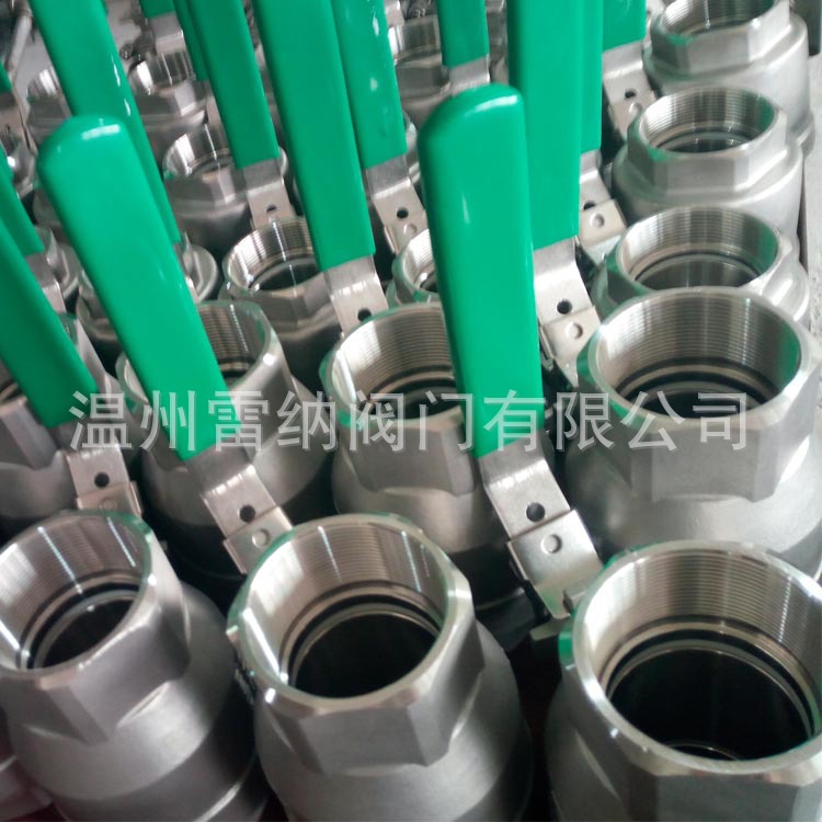 定制不锈钢螺纹高压球阀2000WOG丝扣二片式全通径耐高压