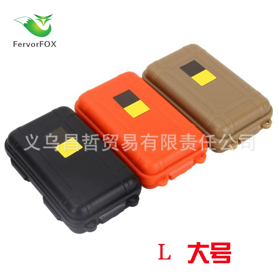 EDC наружный водонепроницаемый герметичный пыленепроницаемый анти-ударопрочный пластиковый ящик для выживания в дикой природе