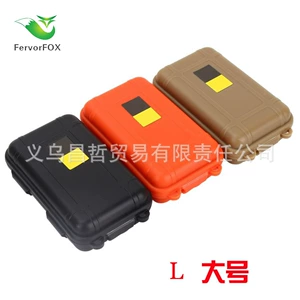 EDC Outdoor Waterpronating Gealing Dust -Pronation и Antripresure Anti -Hestrabure -Пластиковая пластиковая коробка дикая ящик для хранения выживаемости большая
