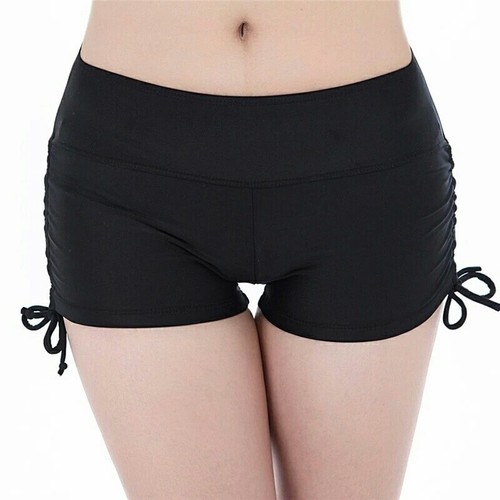 Women's Underwear for Outdoor Sports: Export Swim Shorts with Safety Features, Non-Slip Flat Leg Design, Yoga and Beach Shorts with Drawstring