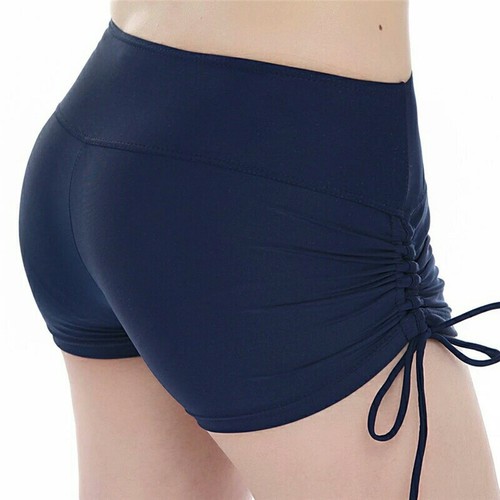 Women's Underwear for Outdoor Sports: Export Swim Shorts with Safety Features, Non-Slip Flat Leg Design, Yoga and Beach Shorts with Drawstring