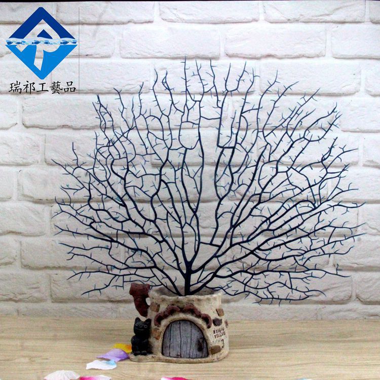 Pavo real rama Rama de coral flor artificial mar artificial Rama de hierro flor artificial boda flor artificial estudio fotografía decoración rama muerta