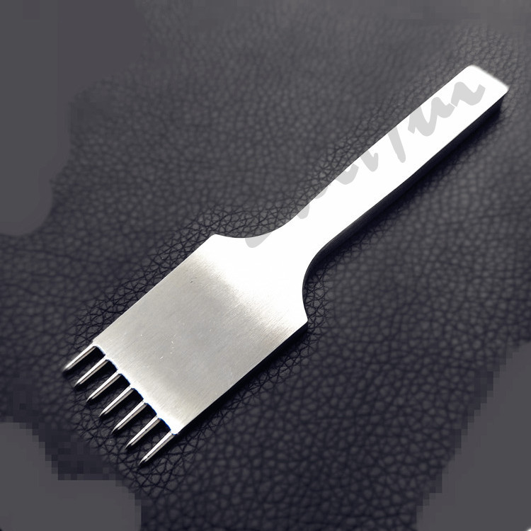 圆斩 手工DIY皮革包包内里翻缝驹缝拼接交叉缝高硬度打孔工具尖冲