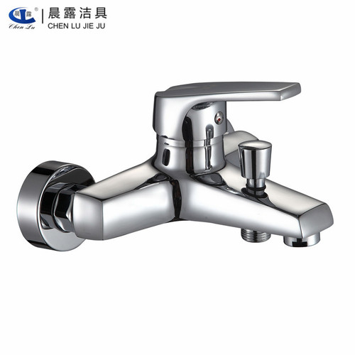 Chenlu factory direct sales brass famous triple bathtub shower faucet household concealed wall-mounted bathroom household