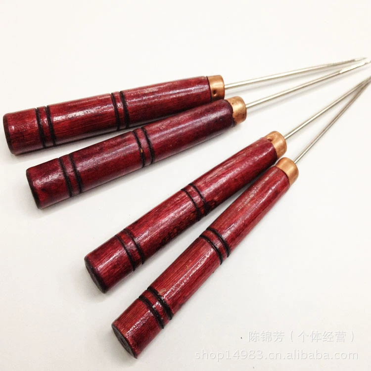 Цвет розового дерева прямой конус ручной работы DIY дрель обувь инструмент тысячи штук кожа штамповка заостренная деревянная ручка шило оптом