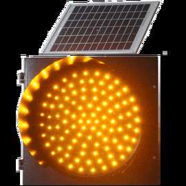 厂家直销LED交通信号灯 红绿灯 太阳能警示灯 黄闪红慢警示灯高速