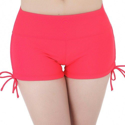 Women's Underwear for Outdoor Sports: Export Swim Shorts with Safety Features, Non-Slip Flat Leg Design, Yoga and Beach Shorts with Drawstring