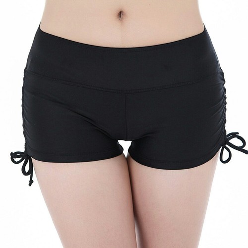Women's Underwear for Outdoor Sports: Export Swim Shorts with Safety Features, Non-Slip Flat Leg Design, Yoga and Beach Shorts with Drawstring
