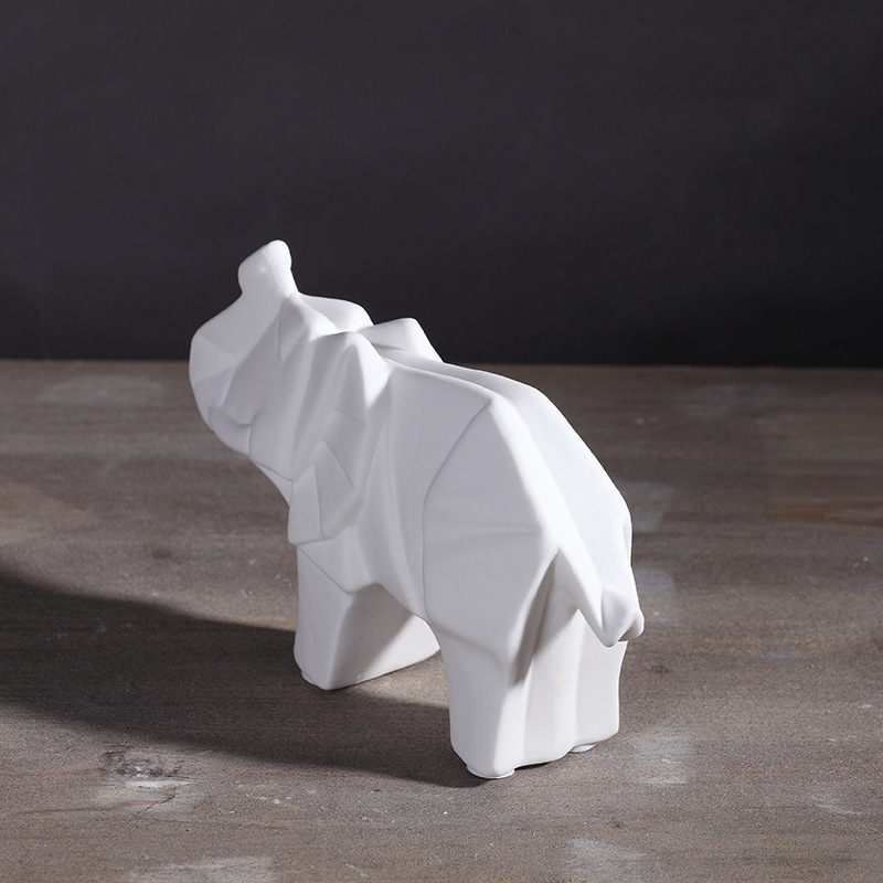 Elefante creativo adornos un par de artesanías inauguración regalos Oficina Mesa salón gabinete del vino decoraciones para el hogar