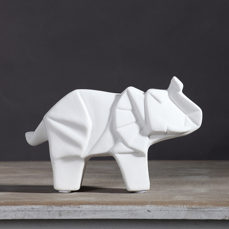 Elefante creativo adornos un par de artesanías inauguración regalos Oficina Mesa salón gabinete del vino decoraciones para el hogar