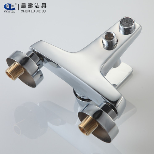 Chenlu factory direct sales brass famous triple bathtub shower faucet household concealed wall-mounted bathroom household