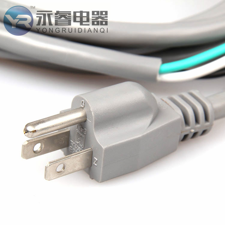 永睿生产电线 美国插头线 UL电源线 电源线 二芯扁插国标八字 2米