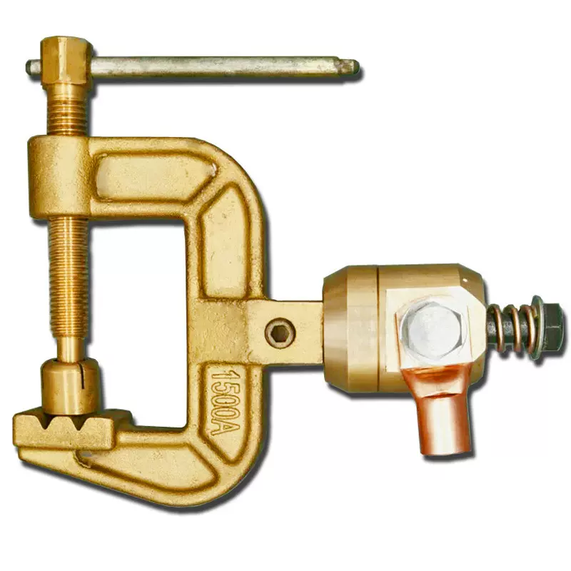 全铜大功率旋转接地夹1500A地线钳C型日式地线夹埋弧焊机接地钳夹