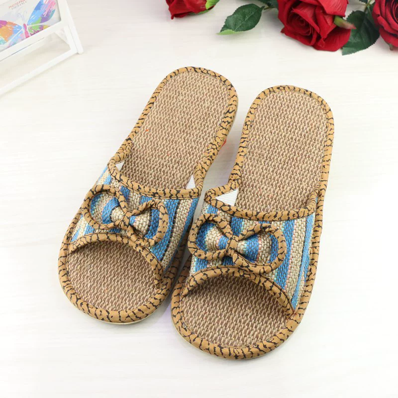 Summer slide with bow for beloved for men and women, slippers platform