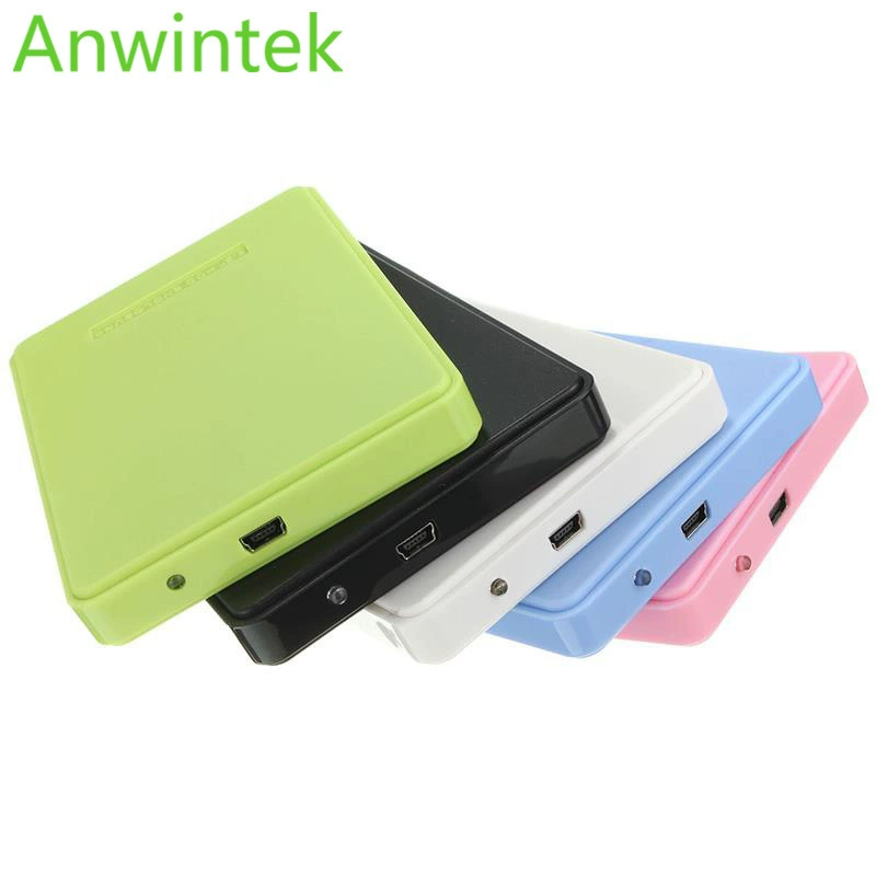 [安盈科移动硬盘盒2.5寸USB SATA 免螺丝笔记本串口固态硬盘盒]