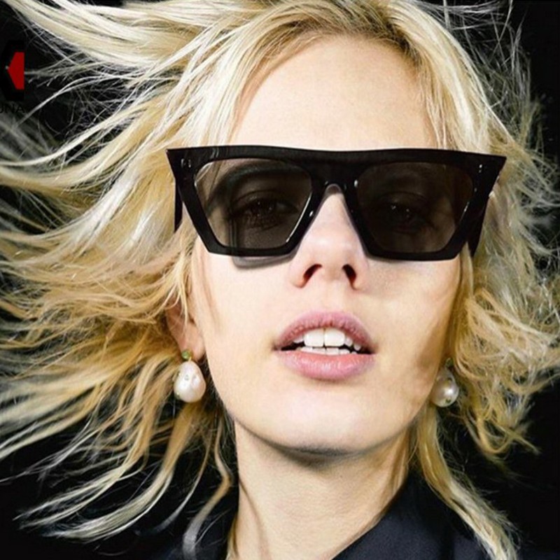 Nuevas gafas de sol de estilo europeo americano para mujer (modelo 5154), gafas de sol de montura cuadrada a la moda para hombre, gafas de sol retro y únicas estilo ojo de gato._voghion.com