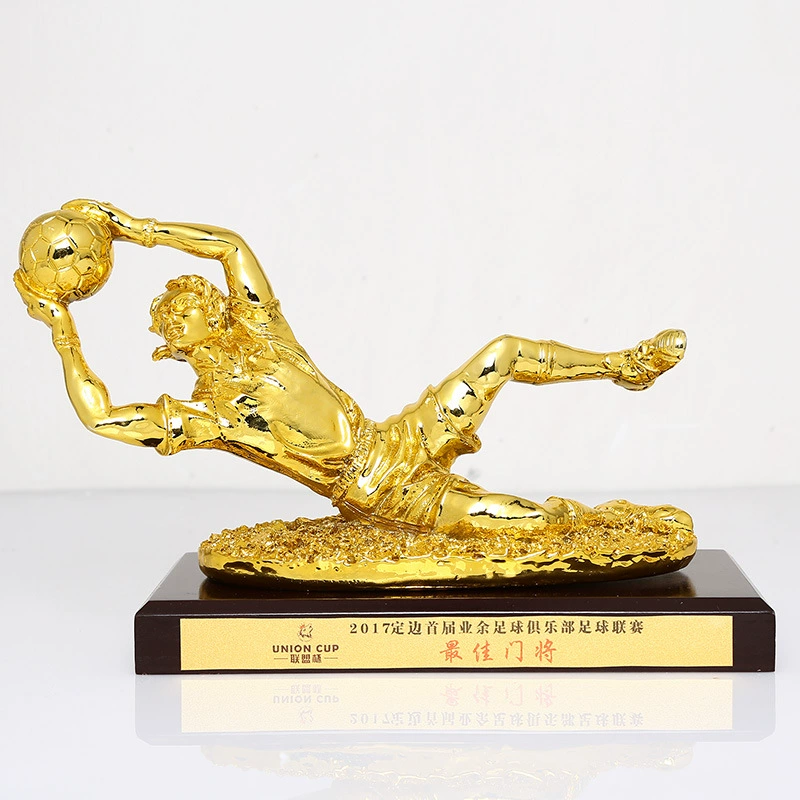 Футбол goalkeeper goalkeeper trophy Golden gloves Golden Globe Golden Boot Shooting Plating Trophy Fans Sports Resin Loss