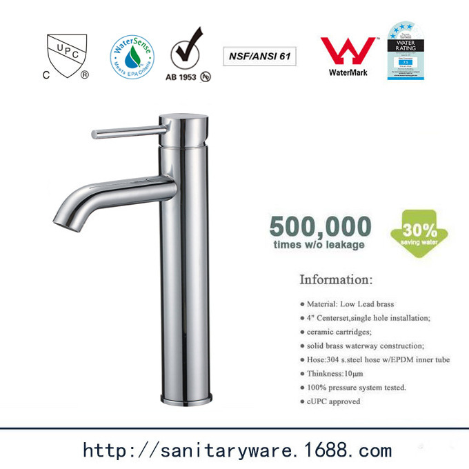 Factory manufacturer CUPC certification export basin faucet UPC high faucet