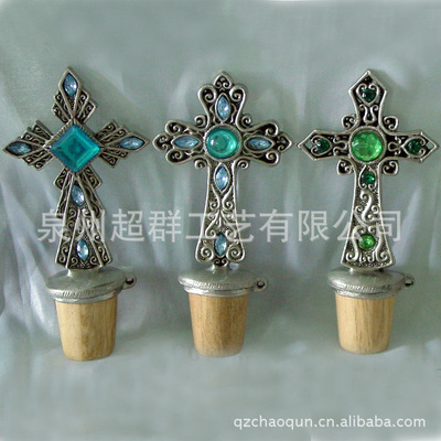 major wholesale machining Metal Arts and Crafts electroplate gemstone Wine corks personality gift Champagne stopper