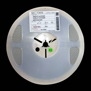 贴片钽电容固体胆电容器4.7uf 10v P型（0805） 20%  原装黑色