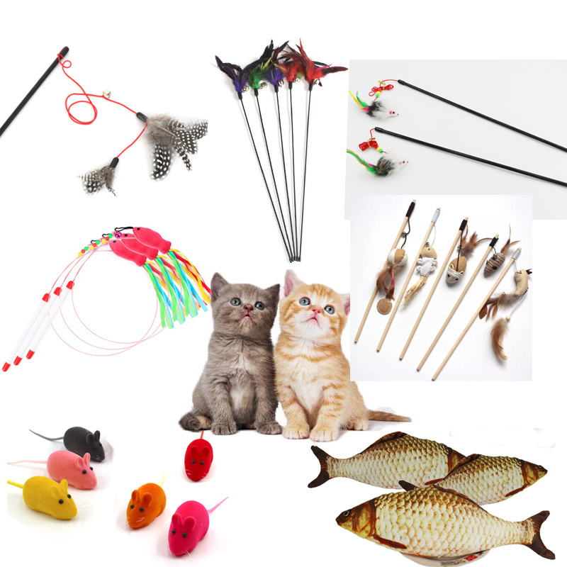 Divertido gato palo mascota gato juguete sonido ratón simulación pescado pesca gato artefacto gato divertido palo caminar gato varilla suministros