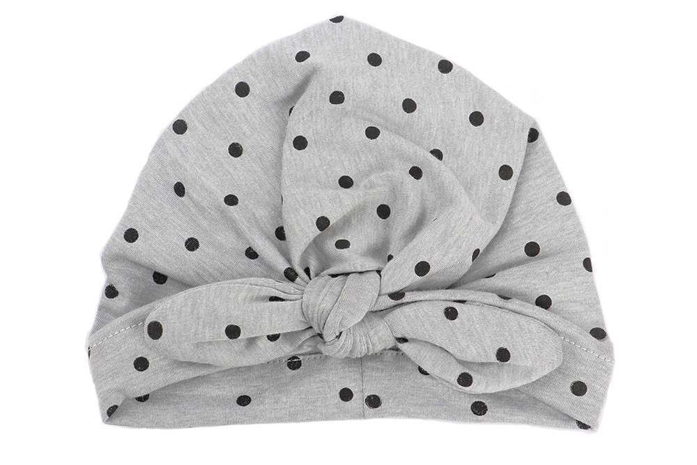 Cross-border Baby Pure Cotton Cloth Pullover Cap Rabbit Ears Knot Dot Indian Bags Hat European and American Children's Hat