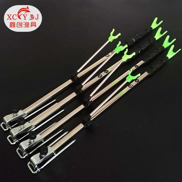 Wholesale Square Tube Stainless Steel Fishing Rod Holder Fishing Pole Mount Fishing Platform Fishing Rack Pole Fishing Tackle Mount Bracket