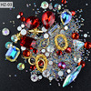 Jewelry, nail decoration, diamond, transparent glossy crystal, accessory