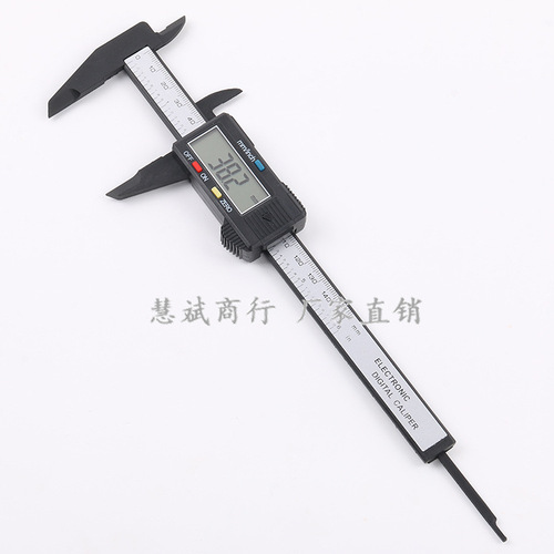 Plastic Digital Vernier Caliper Carbon Fiber Electronic Digital Ruler All-plastic Antique Jewelry Digital Caliper Sell Fast