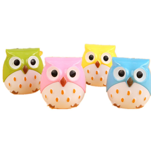 Factory direct supply Shigaraki 349 pencil sharpener pencil sharpener student creative cute owl double hole pencil sharpener wholesale