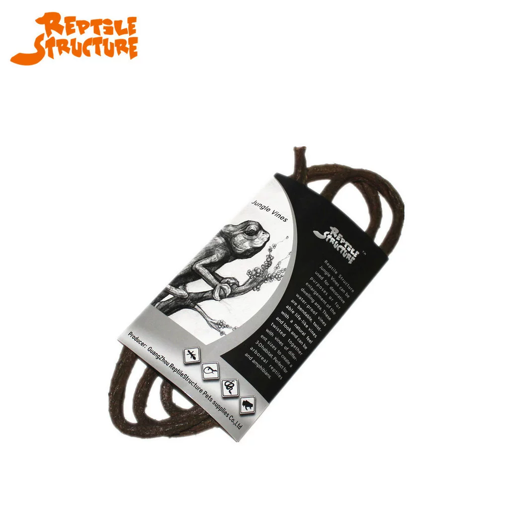 Структура рептилий гусеничная ящерица Паук Хамелеон красочное дерево лоза лягушка лоза пейзаж лоза малая