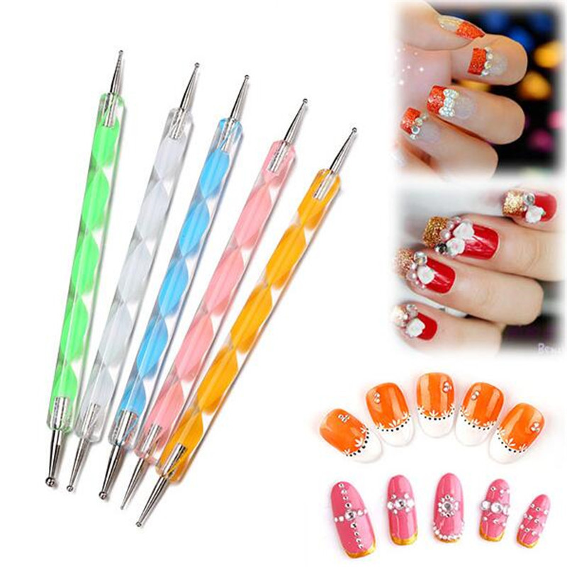 Nail Art pen traje al por mayor pintura de uñas 15 sets de bolígrafos 5 espiral varilla punto taladro pluma 20 sets de bolígrafos