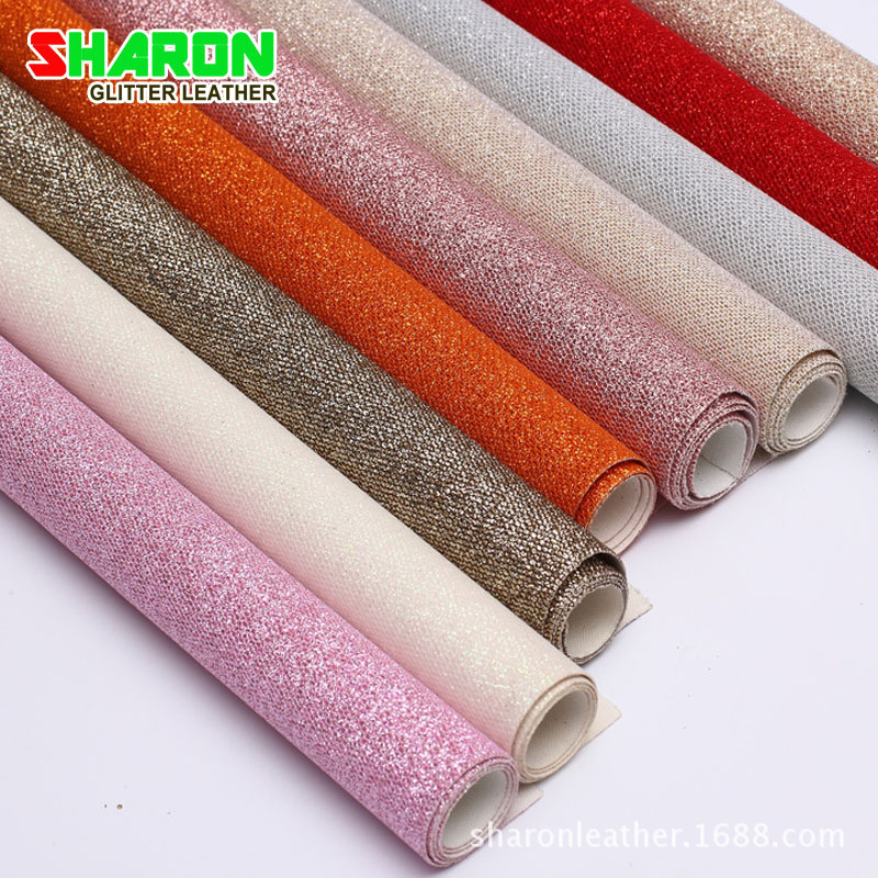Sr16041 Fine Mesh Glitter Pu Glitter Fabric for Wedding Shoes, Children's Shoes, Bags, and Handbags Material Sr16041 Fine Mesh Glitter Pu Glitter Fabric for Wedding Shoes, Children's Shoes, Bags, and Handbags Material