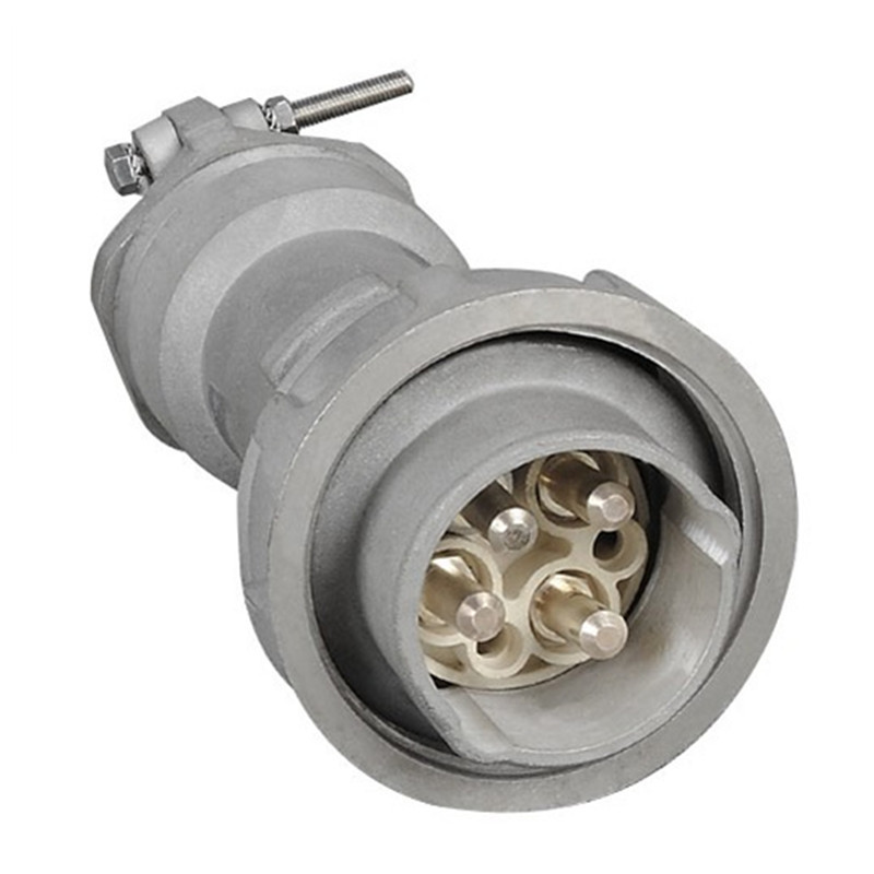 供250A3P+E三相四线防水插头 工业电源插头SP4021