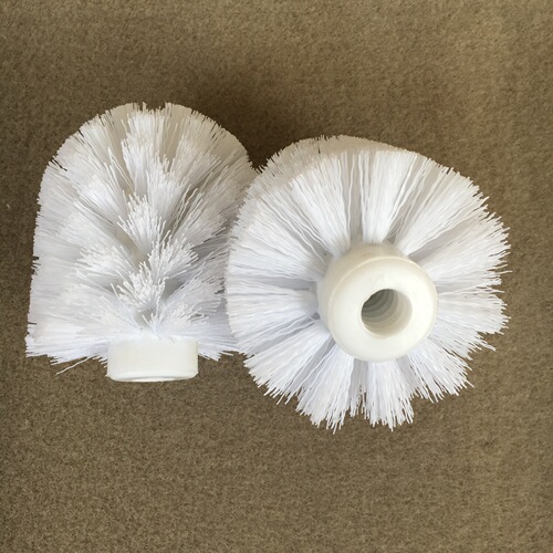 Manufacturer wholesale high quality plastic toilet brush head cherry toilet brush replacement brush head brush cleaning