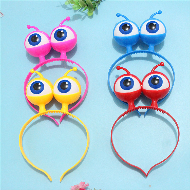 Diadema LED con ojos extraterrestres – efecto luminoso, ideal para Halloween