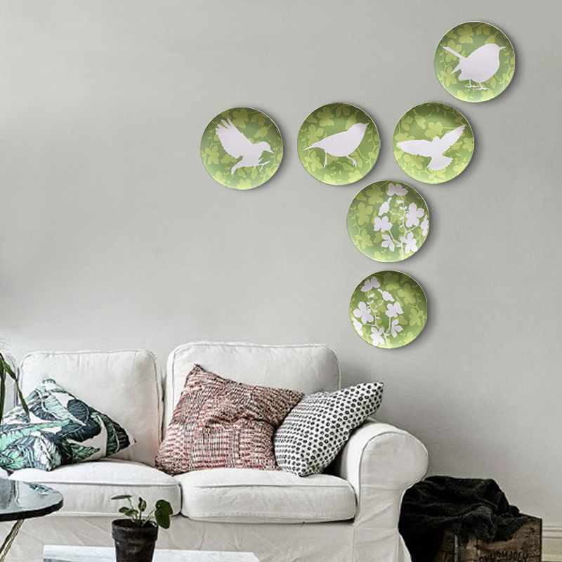 Placa de decoración de pared de cerámica moderna decoración de pared personalizada decoración de pared hotel restaurante decoración de pared al por mayor