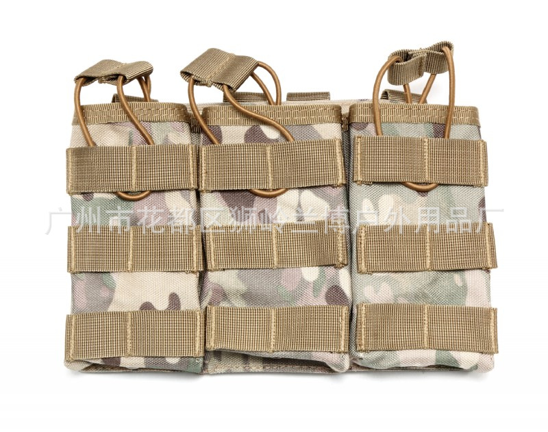 Triple cartucho bolsa accesorios artículos diversos bolsa de campo chaleco bolsa colgante bolsa de almacenamiento táctico campo CS en stock 136